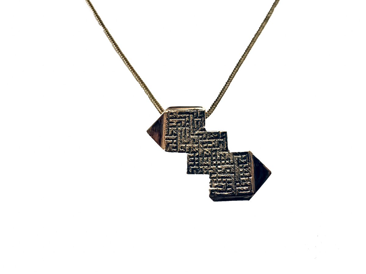 Kufi - El Yapımı 925 Ayar Gümüş Kolye