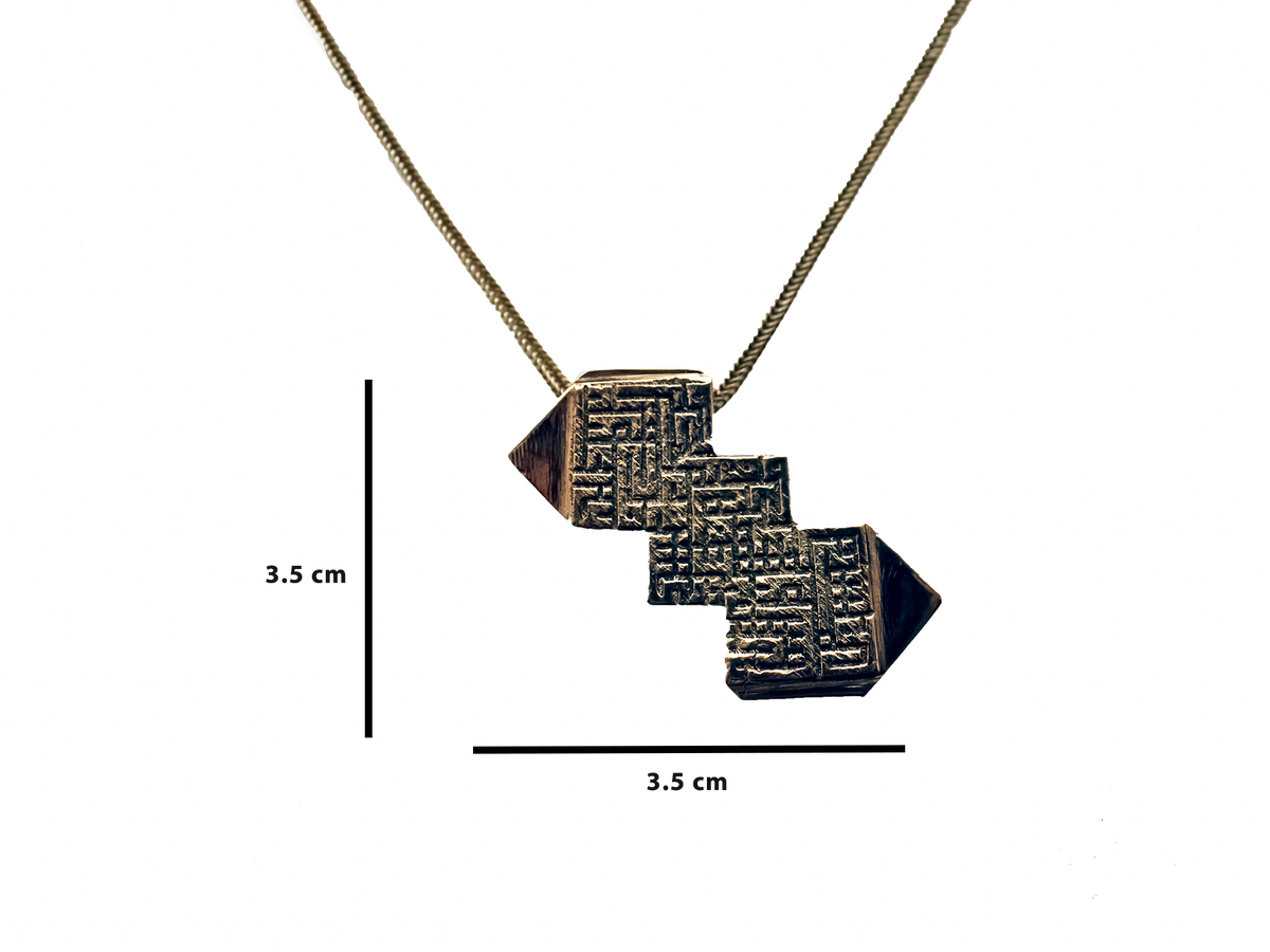 Kufi - El Yapımı 925 Ayar Gümüş Kolye
