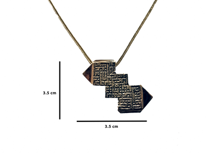 Kufi - El Yapımı 925 Ayar Gümüş Kolye