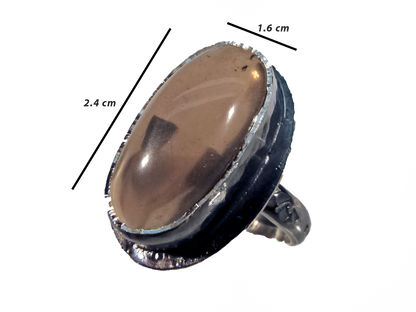 Topaz - El Yapımı 925 Ayar Gümüş Yüzük