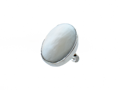 Mother of Pearl - Handmade 925 Sterling Silver Ring