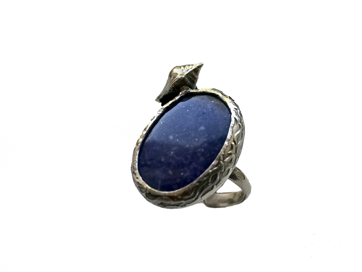 Lapis Lazuli - El Yapımı 925 Ayar Gümüş Yüzük
