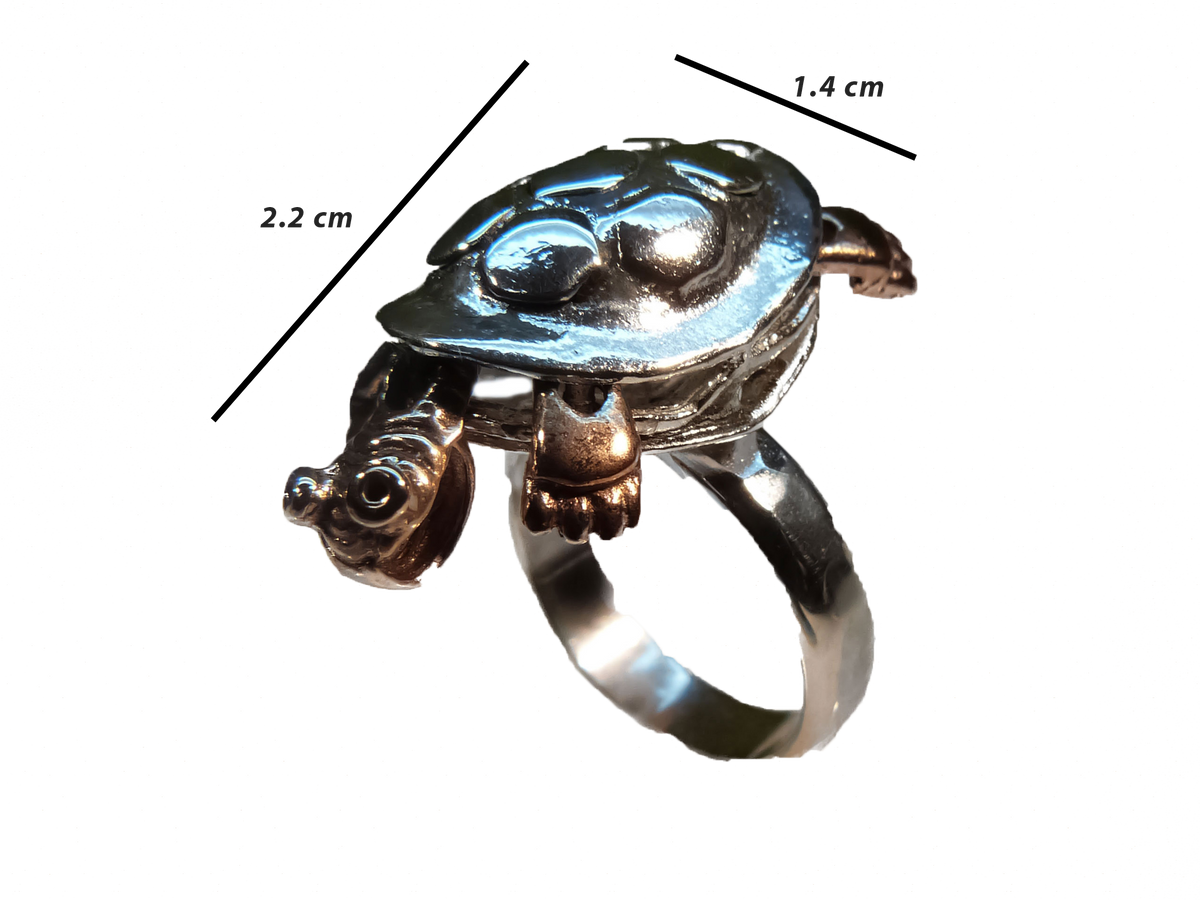 Handmade 925 Sterling Silver Brass Ring