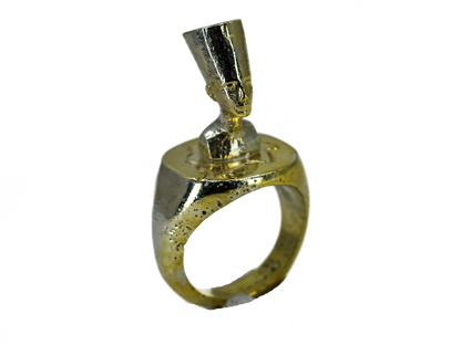 Egyptian Nefertiti - Handmade Silver Ring