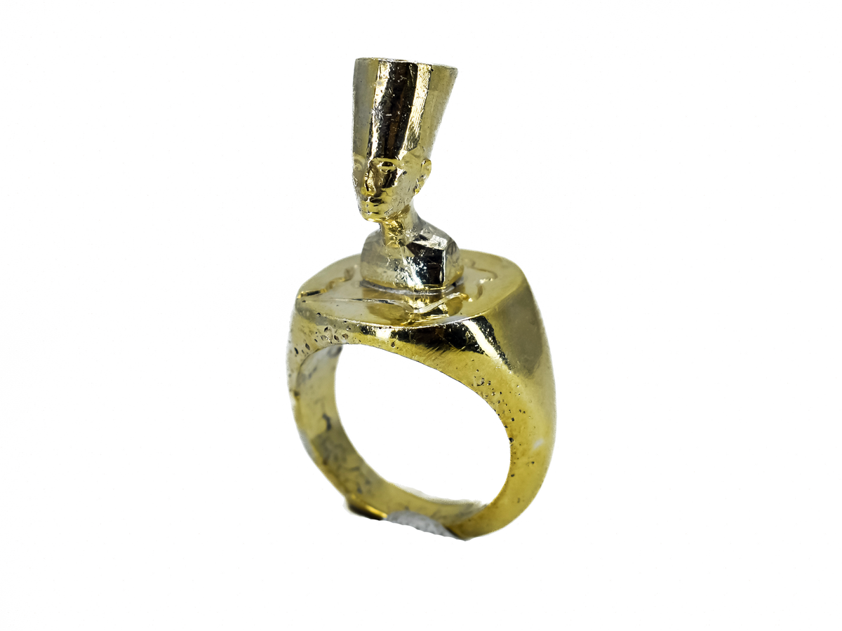 Egyptian Nefertiti - Handmade Silver Ring