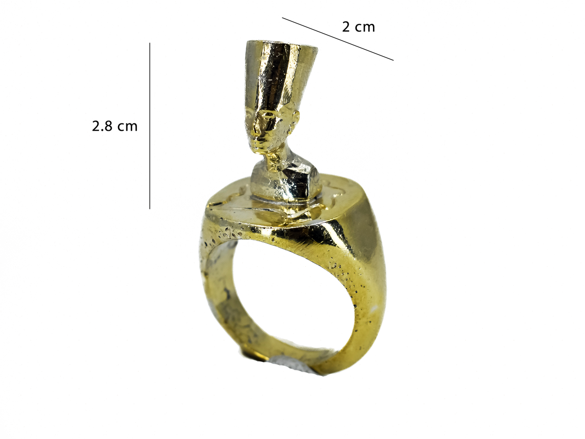 Egyptian Nefertiti - Handmade Silver Ring
